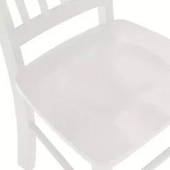 Cream Wood Shaker Dining Chairs, Set of 2