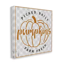 Daily Farm Picked Pumpkins Canvas Wall Art