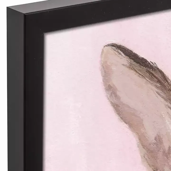 Daisy Sunnies Bunny Framed Canvas Art Print