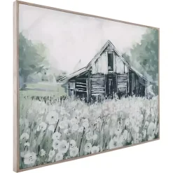 Dandelion Barn Framed Canvas Art Print