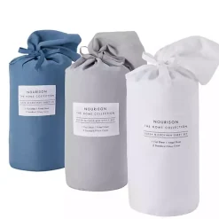 Dark Blue Microfiber 4-pc. King Sheet Set