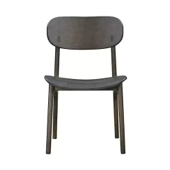 Dark Brown Mid-Century Modern Chairs, Set of 2