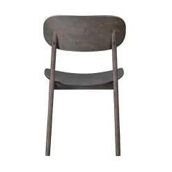 Dark Brown Mid-Century Modern Chairs, Set of 2