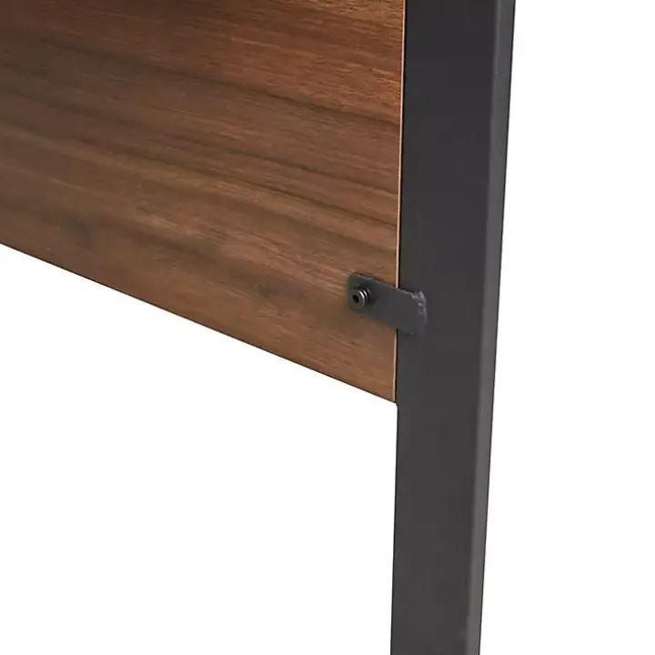Dark Coffee Wood Computer Desk