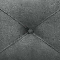 Dark Gray Kelly Microfiber Rolled Arm Loveseat