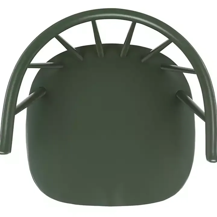 Dark Green Blanchard Dining Chairs, Set of 2