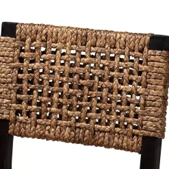 Dark Mahogany Lattice Counter Stool