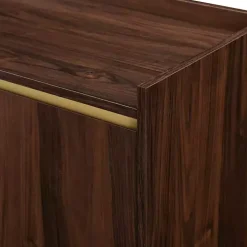 Dark Walnut Capri 6-Bottle Cubby Cabinet