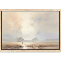 Dear to the Shepherd Framed Canvas Art Print