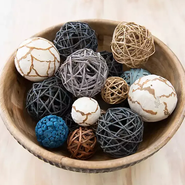 Denim Blue Dried Orb Bag