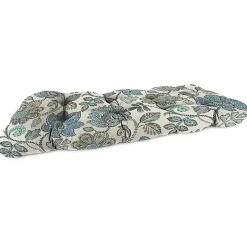 Denim Busan Wicker Loveseat Outdoor Cushion