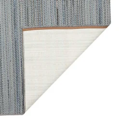 Denim Woven Lines Indoor/Outdoor Accent Rug, 2x3
