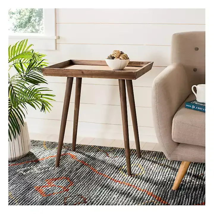 Desert Brown Nola Accent Table