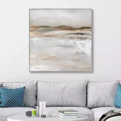 Desert Floor Framed Canvas Art Print