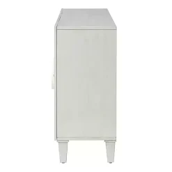 Dietrich White Wood 4-Door Sideboard
