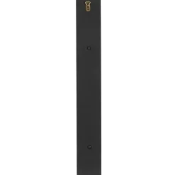 Distressed Black Scrolled Metal Sconce