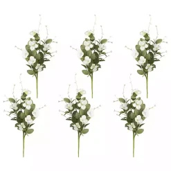 Dogwood Blossom Stems, Set of 6