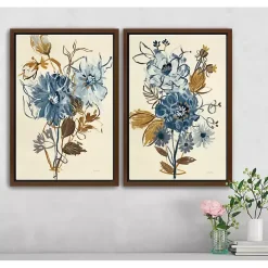 Down to Earth Framed Canvas Art Prints, Set of 2