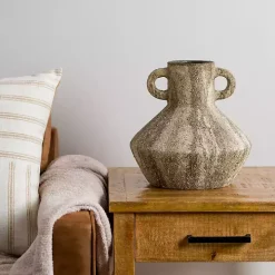 Drigo Iron and Clay Vase