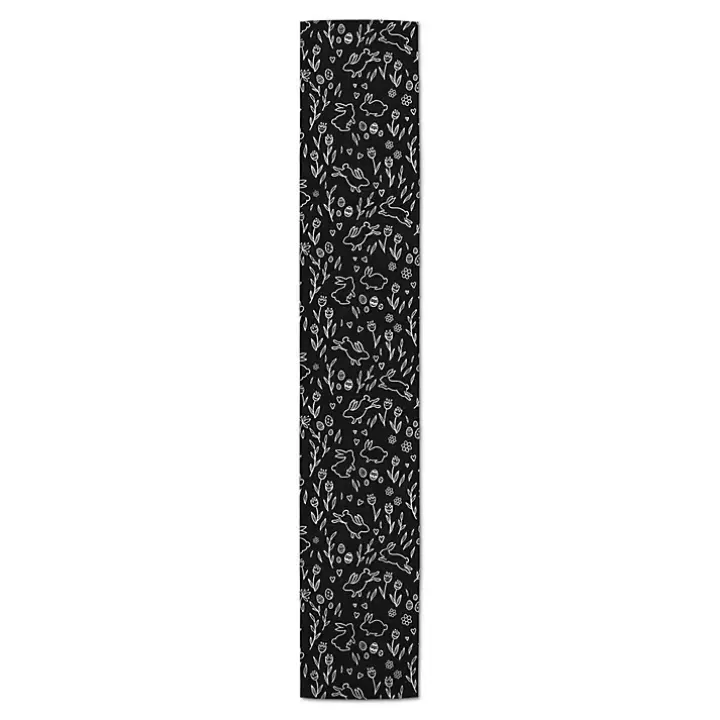 Easter Chalk Outline Table Runner, 72 in.