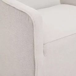 Elaine Cream Upholstered Skirted Dining Chair
