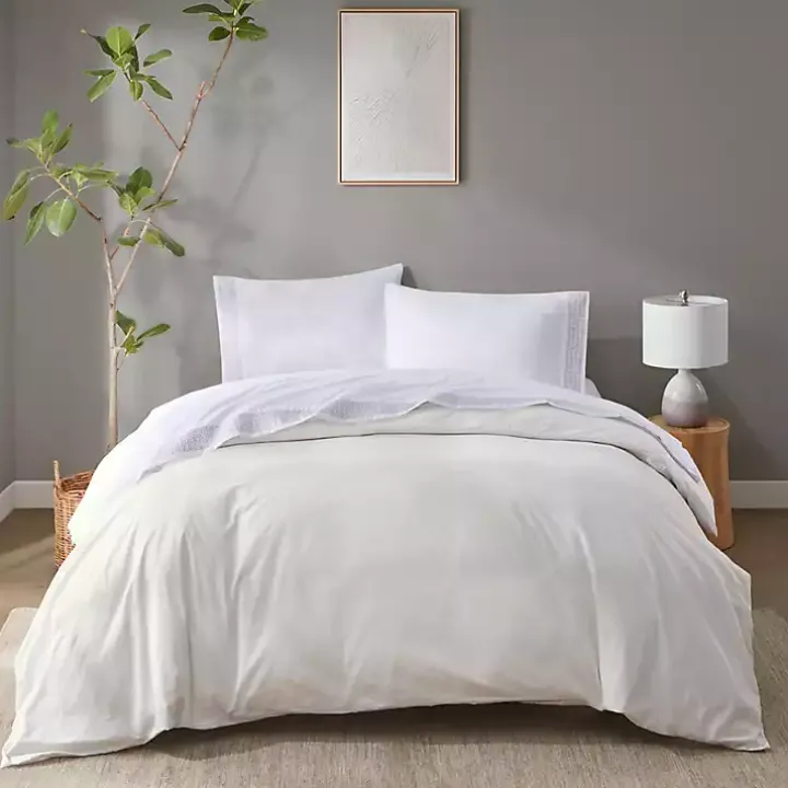 Elegant Geo Hem Microfiber 4-pc. Full Sheet Set