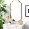 Elenin Gold Scalloped Wall Mirror