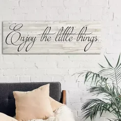 Enjoy the Little Things Canvas Art Print, 48x16