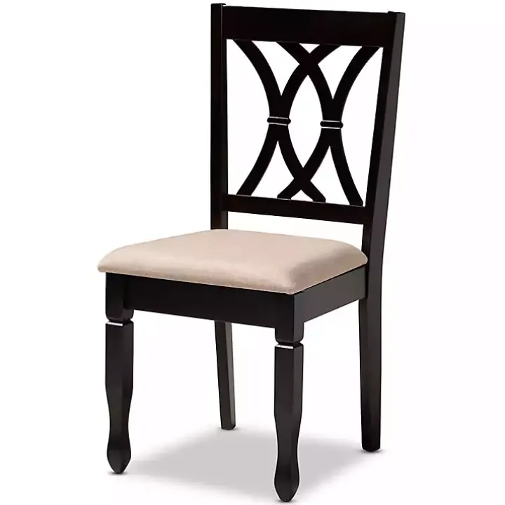 Espresso Upholstered Reneau 4-pc. Dining Chair Set