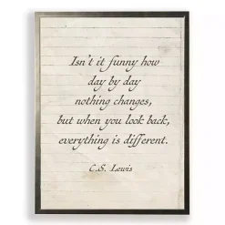 Everything is Different Wall Plaque