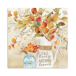 Fall Breeze Autumn Leaves Canvas Print, 30x30 in.