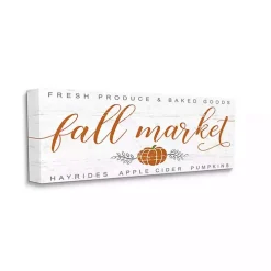 Fall Market Apple Cider Canvas Wall Art
