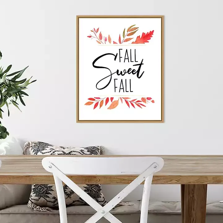 Fall Sweet Fall Foliage Framed Wall Art