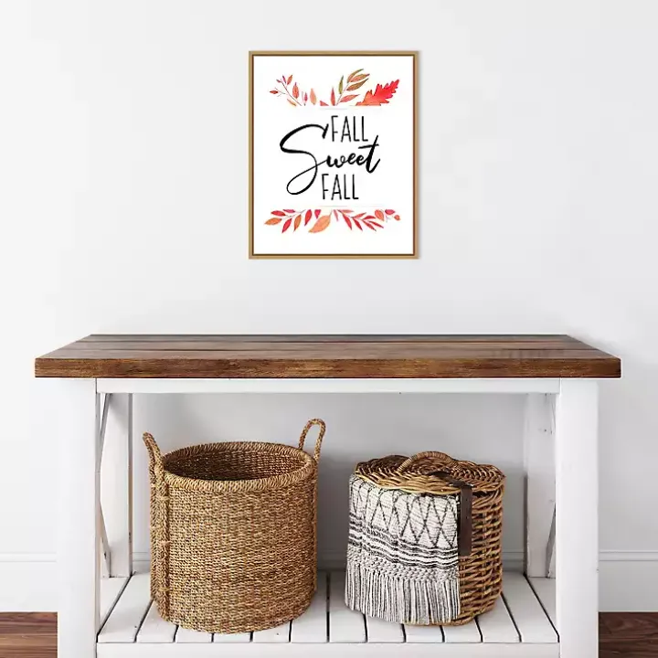 Fall Sweet Fall Foliage Framed Wall Art