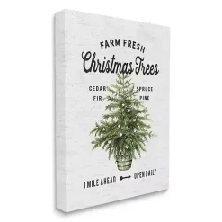 Farm Fresh Trees Christmas Wall Plaque