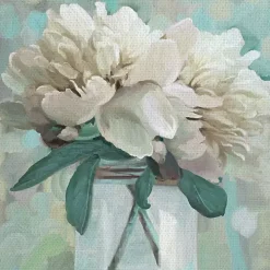 Farmhouse Peonies Canvas Art Prints, Set of 2