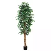 Faux Ficus Tree, 9 ft.