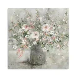 Felicitous Floral Canvas Art Print, 20x20 in.