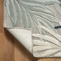 Ferns and Palms Indoor/Outdoor Area Rug, 7x9