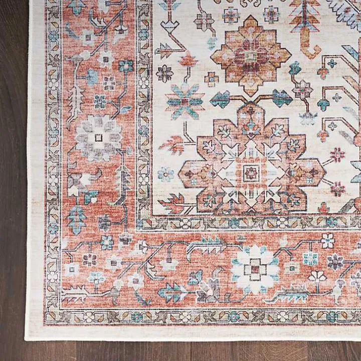 Fiona Vintage Bordered Runner, 2x7