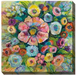 Firecracker Flowers Outdoor Canvas Art Print