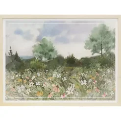 Floral Field Framed Art Print