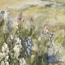 Floral Meadows Framed Canvas Art Prints, Set of 2