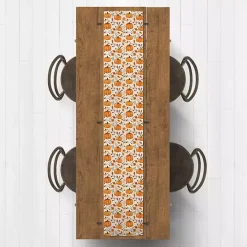 Floral Pumpkin Patch Table Runner, 90 in.