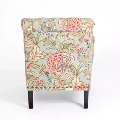 Floral Tufted Rebecca Accent Chair