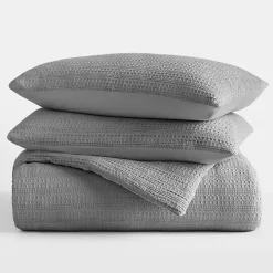 Fog Waffle Ultra-Soft 3-pc. Queen Comforter Set