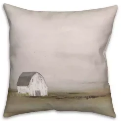 Foggy Barn Indoor/Outdoor Pillow