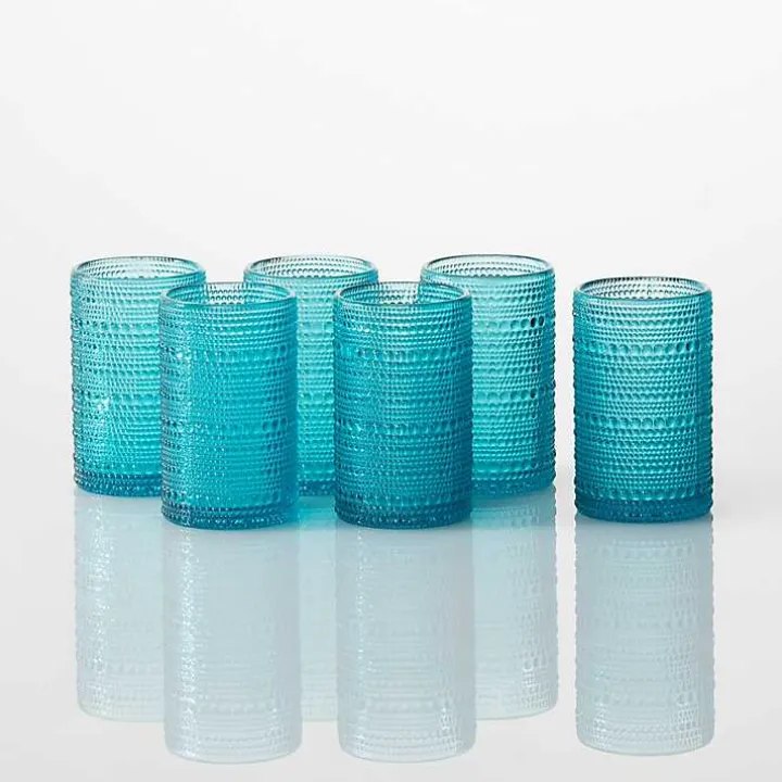 Fortessa Lagoon Bead Tall Glasses, Set of 6