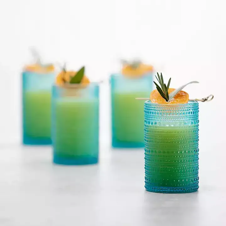 Fortessa Lagoon Bead Tall Glasses, Set of 6