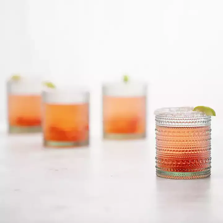 Fortessa Sage Bead Short Glasses, Set of 6